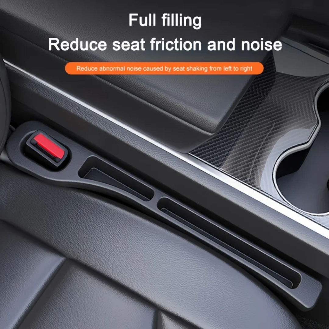 Universal Car Seat Gap Filler Organizer 2 PCS – Black