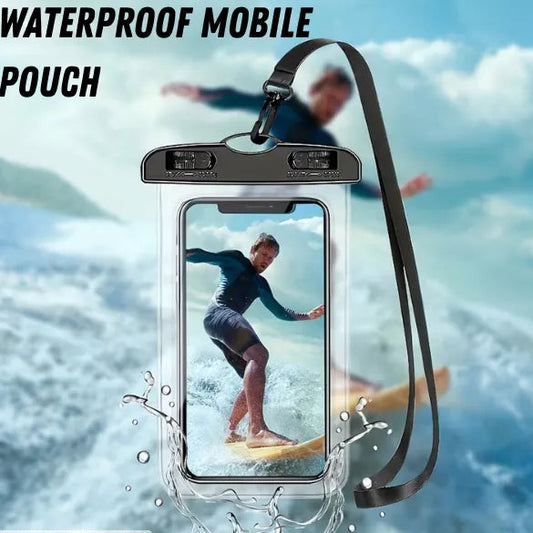 Universal Waterproof Mobile Phone Pouch – Touch Screen Waterproof Case for Beach, Swimming, Travel & Hiking