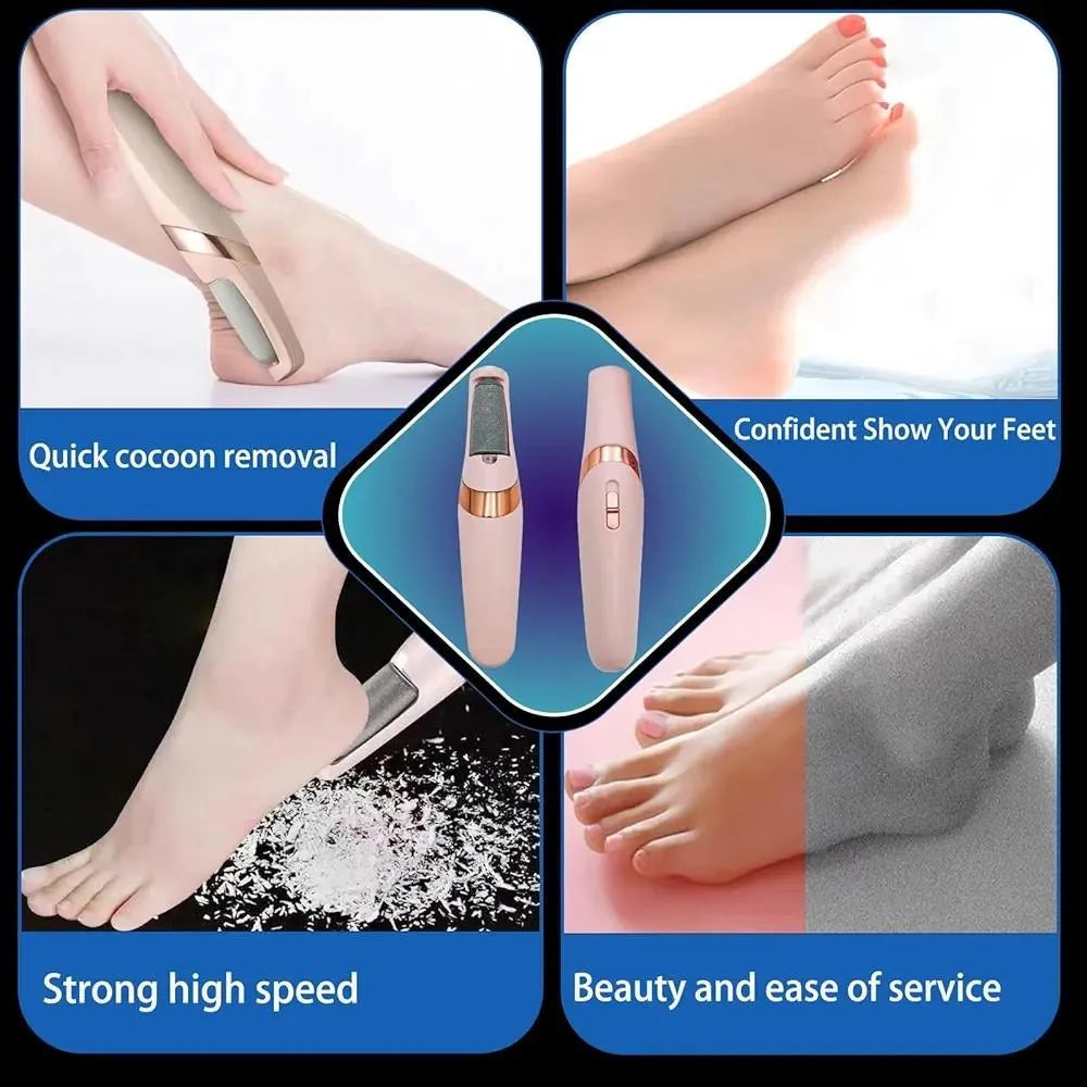 Rechargeable Electric Foot Callus Remover with LED Light